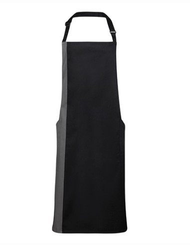 PRE-PR162-Colours Collection Contrast Bib Apron